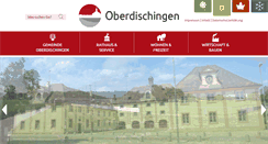 Desktop Screenshot of oberdischingen.de